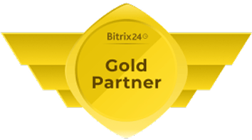 Gold partner emblem